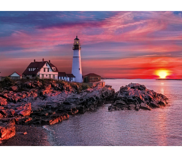 Clementoni Puzzle HQ Portland Head Light - 417060 - zdjęcie 2